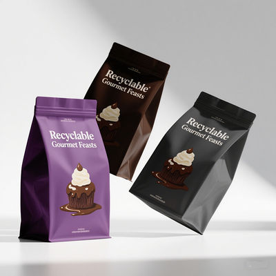 การบรรจุขวดปิด 8 ด้านที่ทันสมัยสําหรับอาหารเพื่อสุขภาพ สี Pantone & การพิมพ์รหัส QR