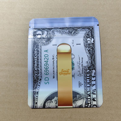 ถุงซิปล็อคกันเด็กพิมพ์ลายดอลลาร์ ได้รับการรับรอง ISO 8317 พร้อมซีลป้องกันการงัดแงะ และโฮโลแกรมป้องกันการปลอมแปลง
