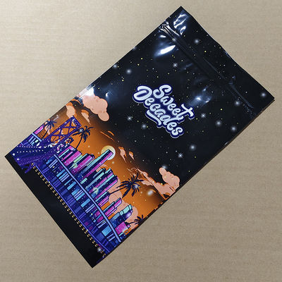 ถุงบรรจุภัณฑ์กันเด็กพิมพ์ลายทิวทัศน์เมือง ได้รับการรับรอง ISO 8317 หมึก UV กันรอยขีดข่วนและเป็นไปตามมาตรฐาน EN 14375