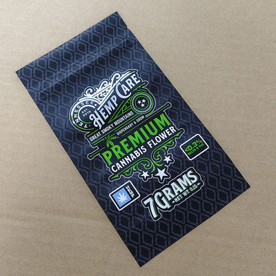 ถุงบรรจุภัณฑ์กันเด็กพิมพ์ลายตาราง ISO 8317 ได้รับการรับรอง EN 14375 ปฏิบัติตาม REACH/ROHS