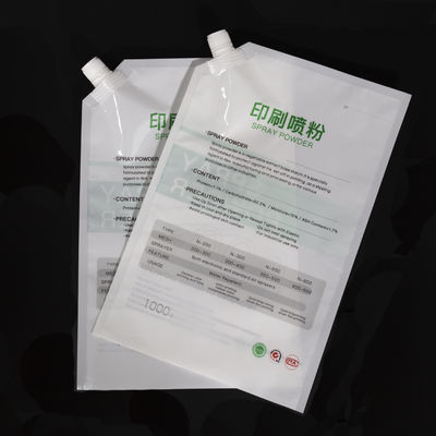 กระเป๋าสะพายน้ํา 500 มิลลิลิตรที่เป็นมิตรต่อสิ่งแวดล้อม 7 ชั้น PET / AL / PE Laminate สําหรับการแก้ไขการบรรจุที่ยั่งยืนและมีสติต่อสิ่งแวดล้อม