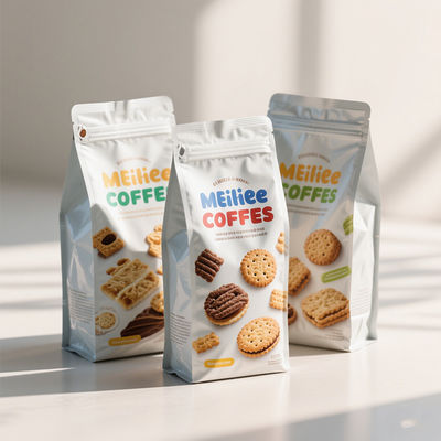 กระเป๋าบรรจุอาหารประกอบหลายชั้น - PET/AL/PE Laminate & > 99% ยับยั้งแสง UV