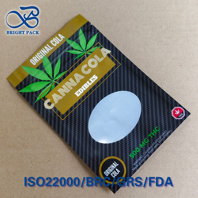 การบรรจุสารกันเด็กที่มีอุปสรรคสูง พร้อมหน้าต่าง - ชั้นแผ่นอัลลูมิเนียมและกันออกซิเจน