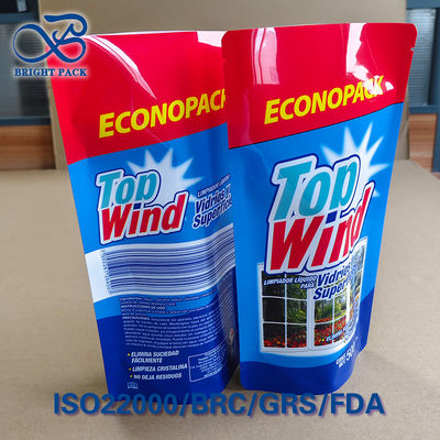 ถุง Tri-Seal เป็นมิตรกับสิ่งแวดล้อมสำหรับน้ำยาทำความสะอาดกระจก - วัสดุผสมที่รีไซเคิลได้