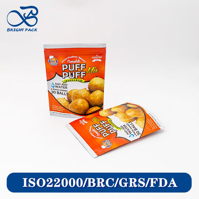 ถุงบรรจุภัณฑ์ขนมขบเคี้ยวแบบตั้งได้เคลือบผิว ออกแบบเองได้ คุณภาพสูงสำหรับขายส่ง