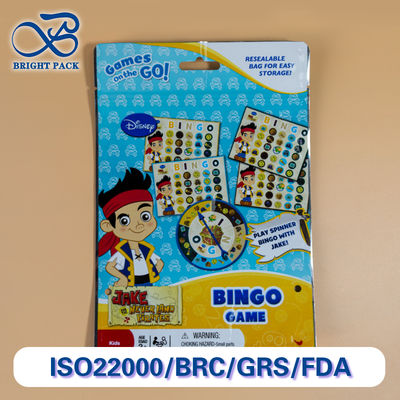 พิมพ์สีเต็ม ถุงยืนสําหรับของเล่น แพคเกจที่มีน้ําหนักเบาและประหยัด