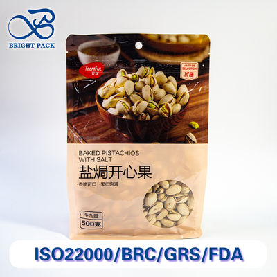 กระเป๋าปิด 8 ด้านเกรดอาหาร พร้อมหน้าต่างโปร่งใส เหมาะสําหรับอาหารว่างและมะเขือเทศ