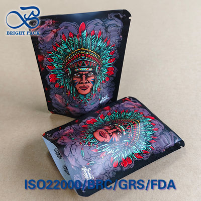 ถุงกันเด็กพิมพ์กราเวียร์ลายเครื่องประดับศีรษะ หัวหน้า พร้อมแผ่นกั้นออกซิเจน O₂ <0.5cc/วัน แบบลามิเนต 8 ชั้น