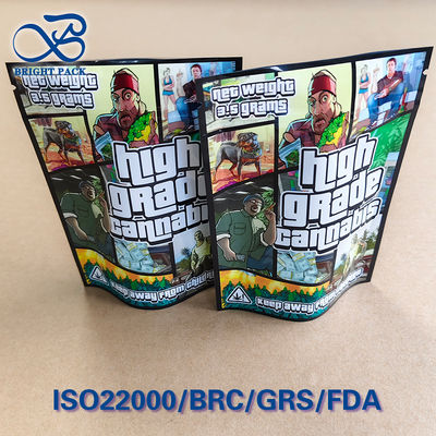 ถุงใส่ยาแบบกันเด็กพิมพ์ลายชนเผ่า GTA ได้มาตรฐาน ISO 8317 พร้อมระบบล็อคแบบกด-หมุน ความแม่นยำในการพิมพ์แบบกราเวียร์ ≤0.3 มม.