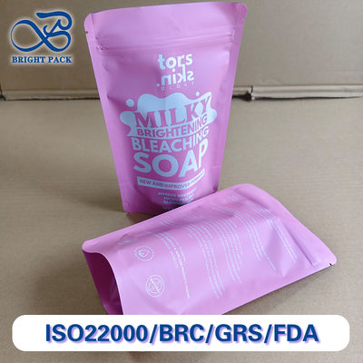 BOPET / PE ระดับสูง ถุงยืนสําหรับอาหารว่าง แพ็คเกจการตอบสนองความปลอดภัยอาหาร เกรดออเดอร์จํานวนมากส่วนลด