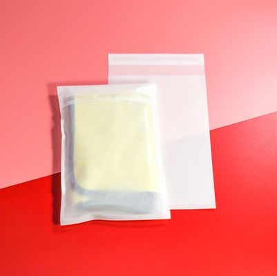 ถุงกระดาษ Glassine ย่อยสลายได้ 100% ถุงกระดาษไข สำหรับบรรจุภัณฑ์เสื้อยืดและเสื้อผ้า