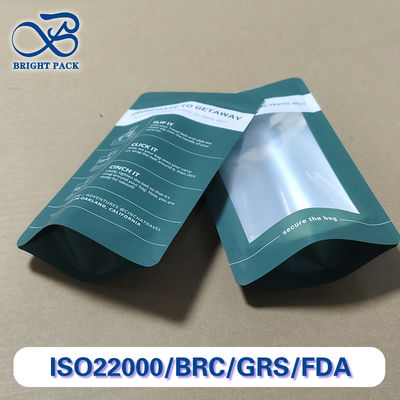 กระเป๋าบรรจุอาหาร PE สูงพร้อมหน้าต่าง ความกว้าง 10cm-50cm