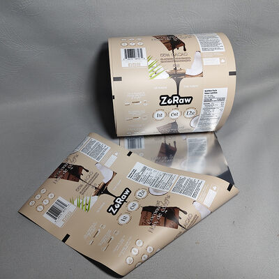 ฟิล์มม้วน BOPP/AL/PE ที่ไม่ขุดเจาะ และทนต่อการเจาะสําหรับบรรจุภัณฑ์ที่มีอุปสรรคสูง