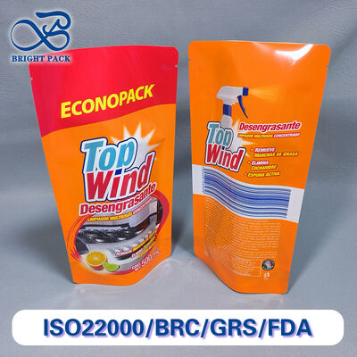 ถุงตั้งได้แบบกันรั่วและทนทานสำหรับน้ำยาทำความสะอาดครัว