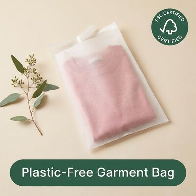 Certified Compostable Eco-Friendly for Certified Glassine Bags for Shoes & Clothing-Plastic Free Luxury Packaging OEM Option